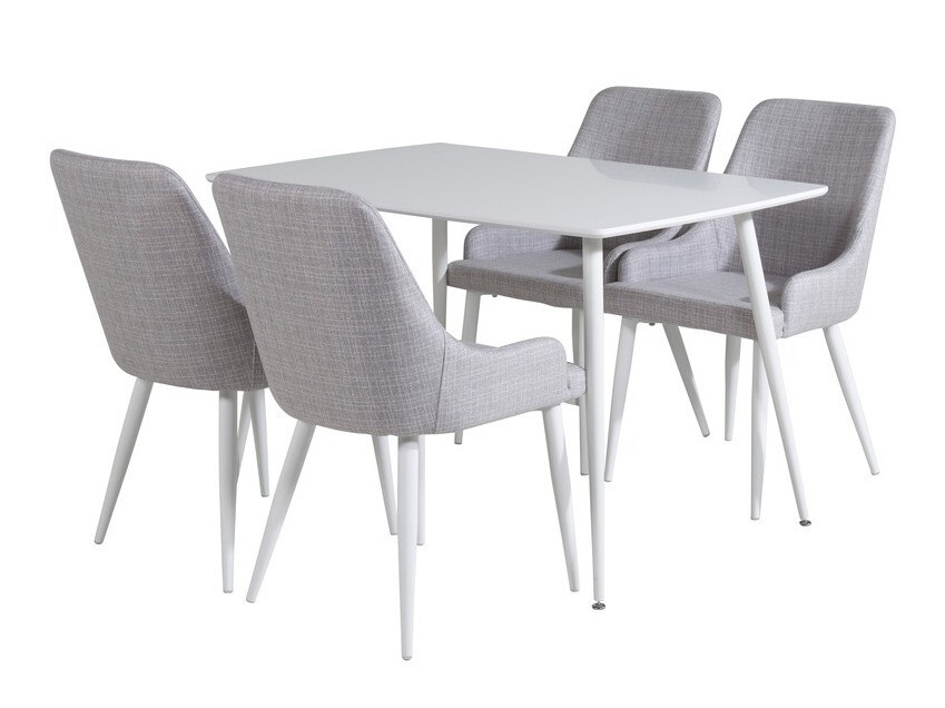 Conjunto para refeições Dallas 1895 (Branco + Cinzento claro)