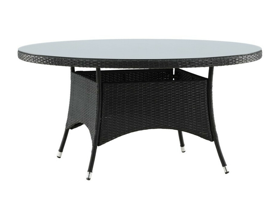Mesa para o exterior Dallas 667 (Preto + Cinzento)