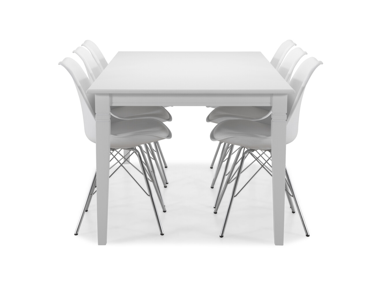 Conjunto para refeições Scandinavian Choice 602 (Branco + Prata)