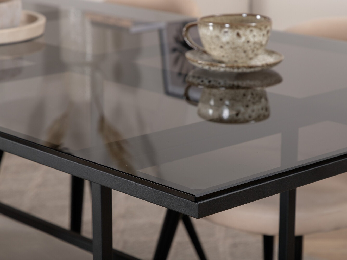 Conjunto para refeições Dallas 2633 (Bege + Preto)