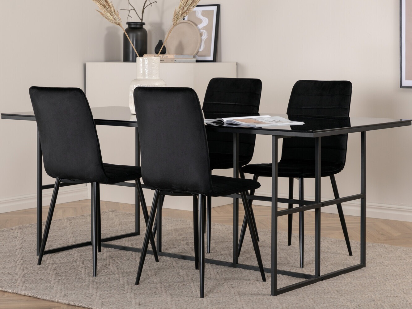 Conjunto para refeições Dallas 2642 (Preto)