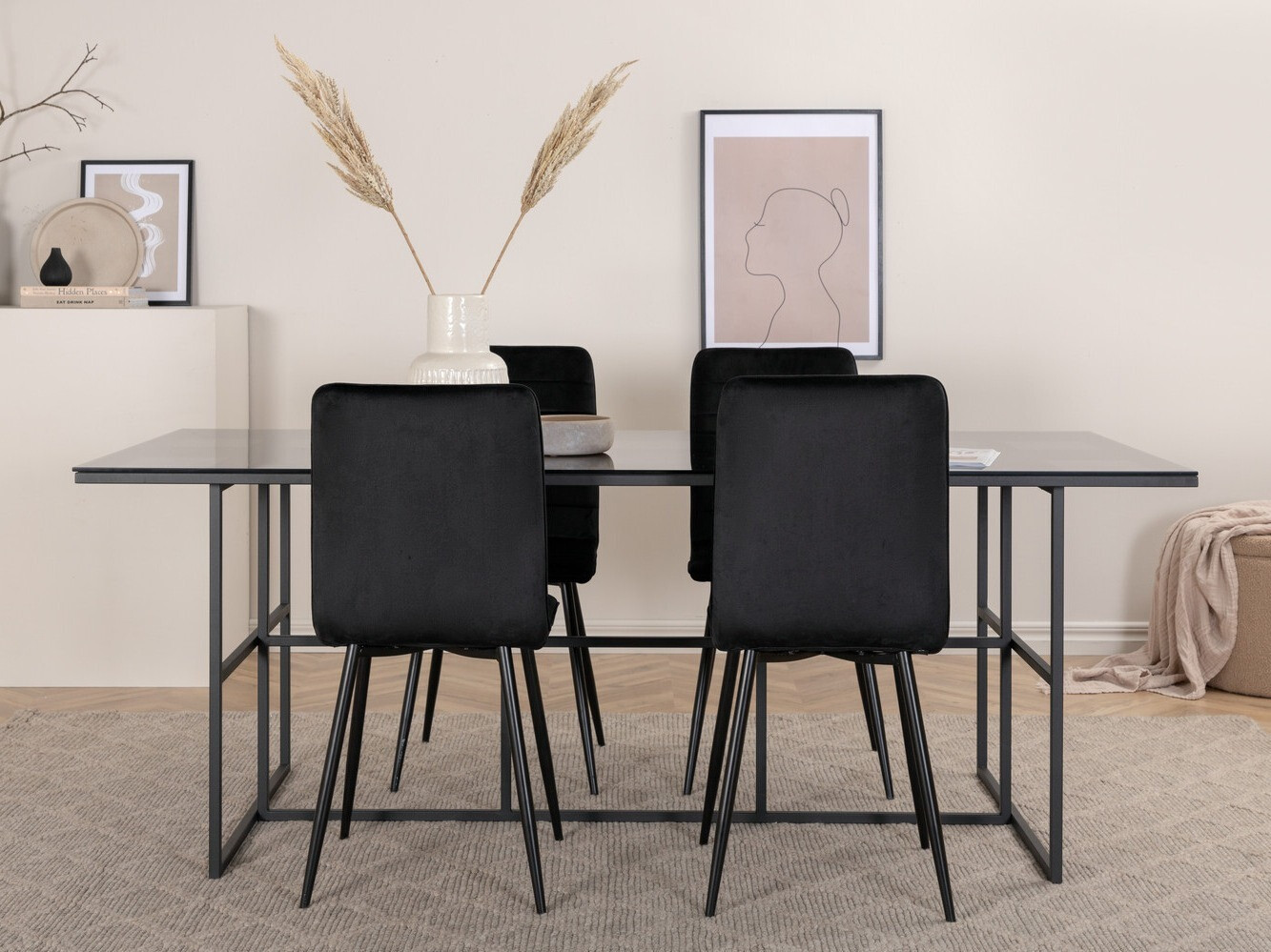 Conjunto para refeições Dallas 2642 (Preto)