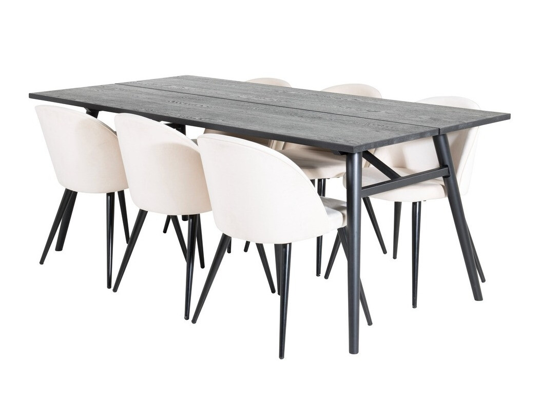 Conjunto para refeições Dallas 1676 (Bege + Preto)