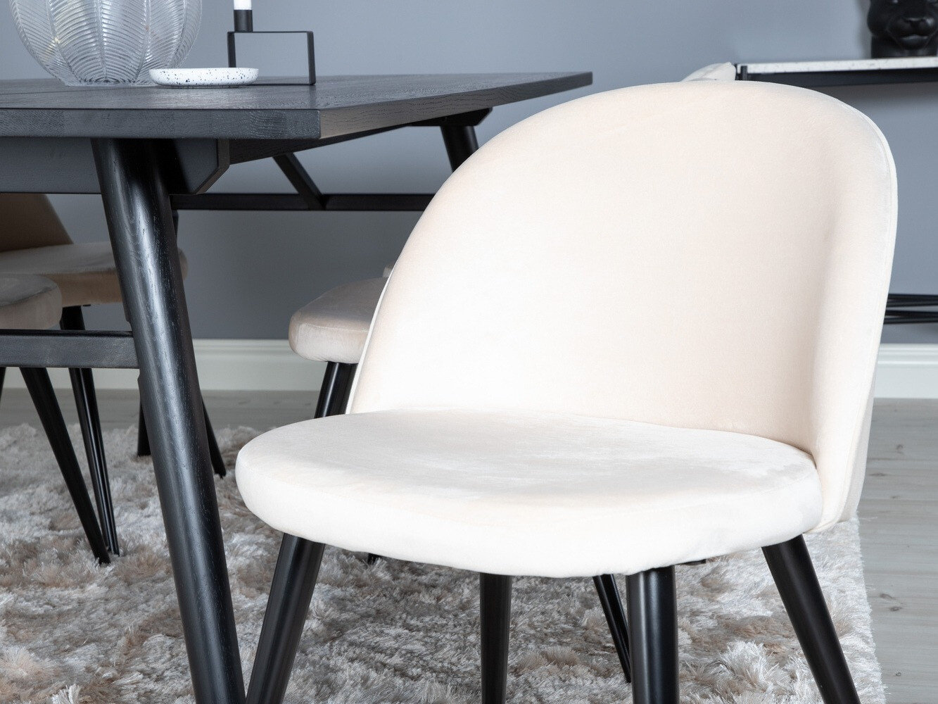 Conjunto para refeições Dallas 1676 (Bege + Preto)