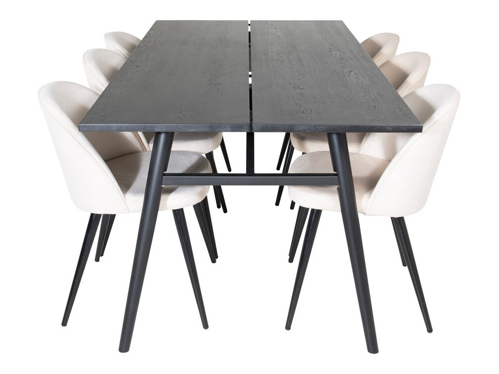 Conjunto para refeições Dallas 1676 (Bege + Preto)