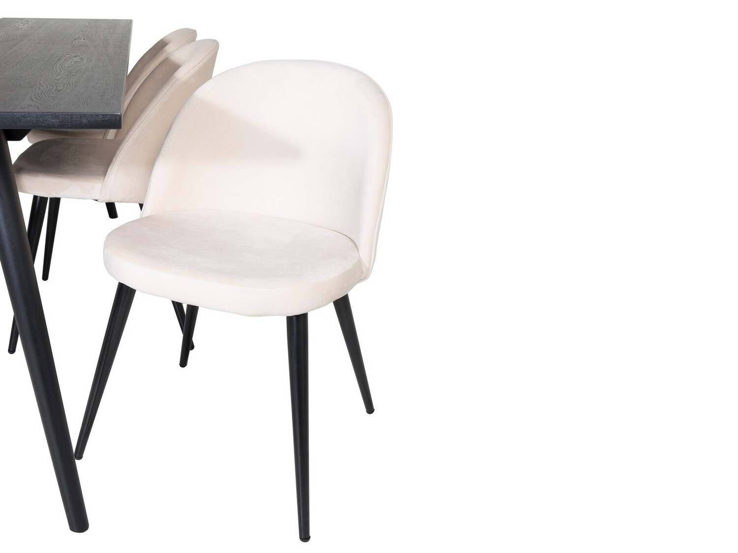 Conjunto para refeições Dallas 1676 (Bege + Preto)