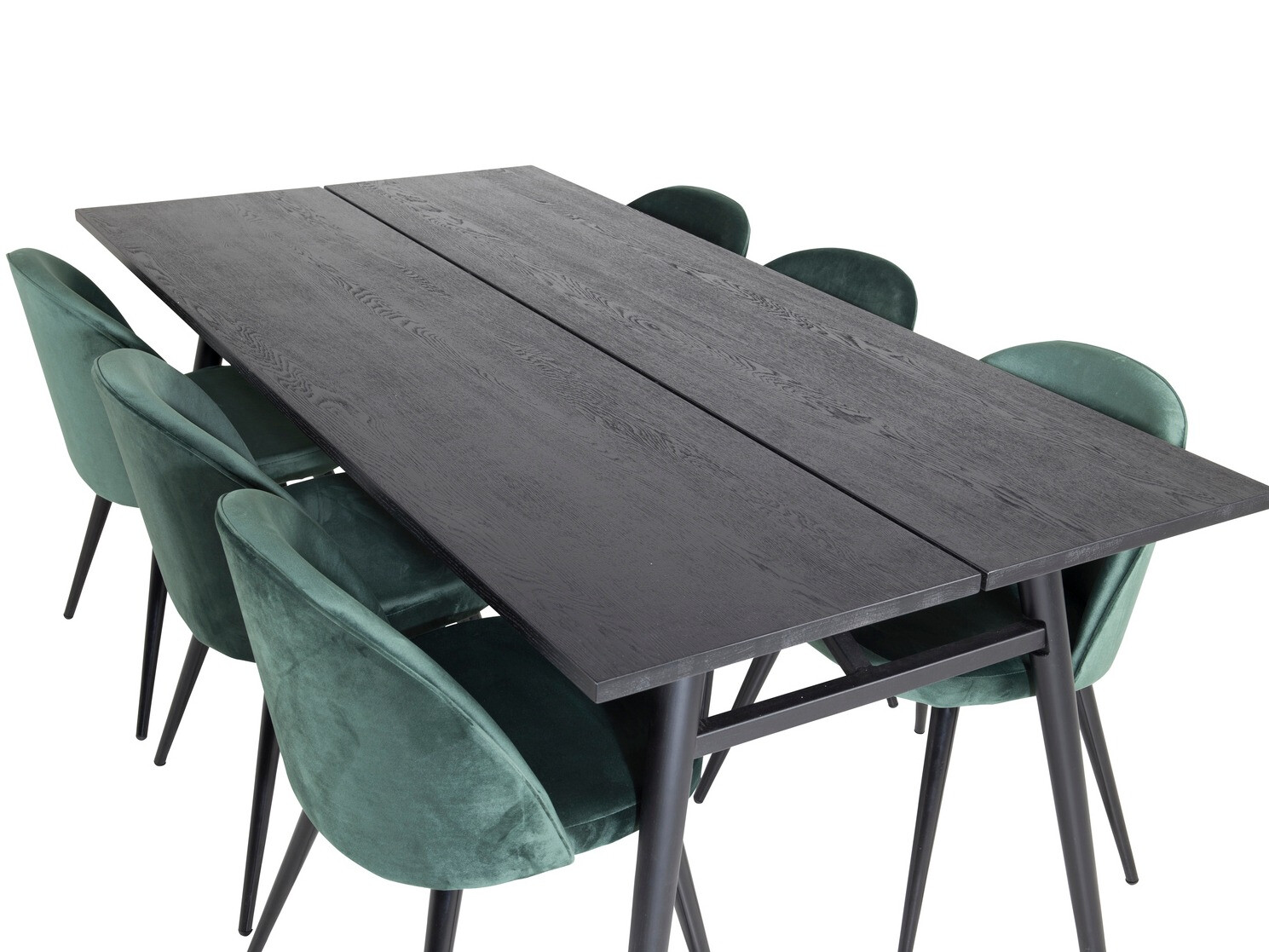 Conjunto para refeições Dallas 1676 (Verde + Preto)