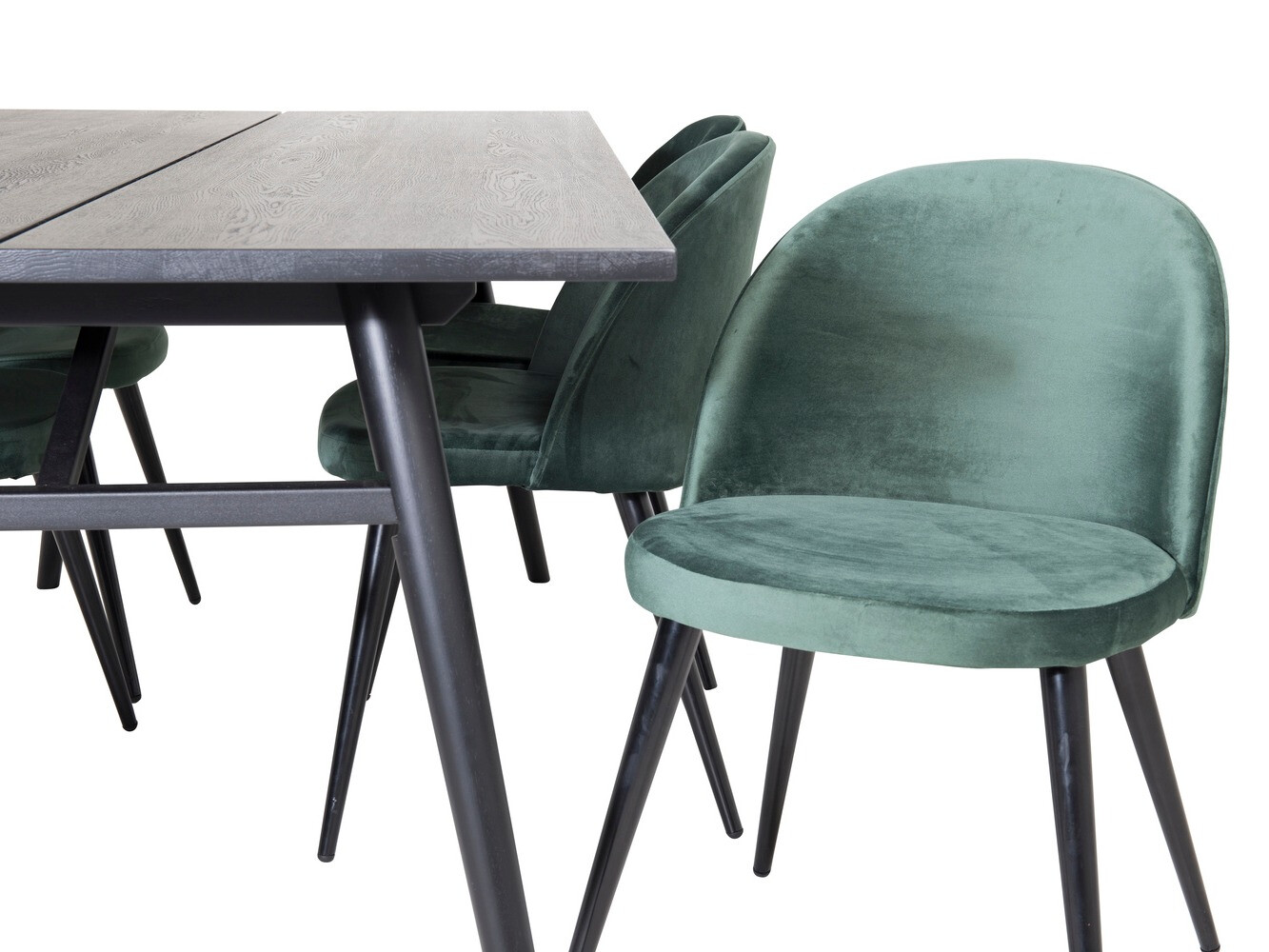 Conjunto para refeições Dallas 1676 (Verde + Preto)