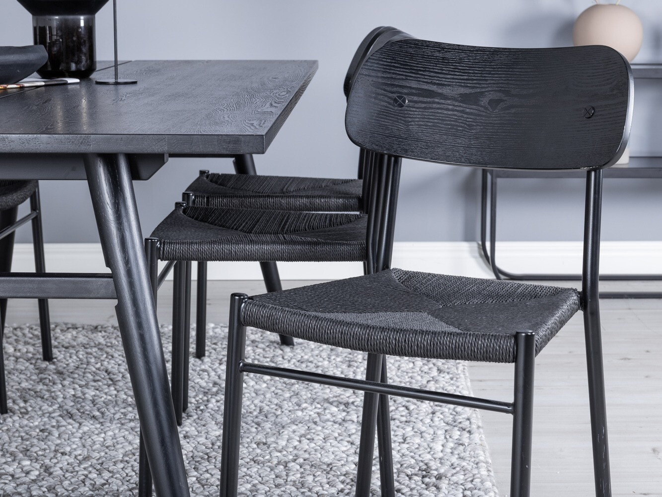 Conjunto para refeições Dallas 1785 (Preto)