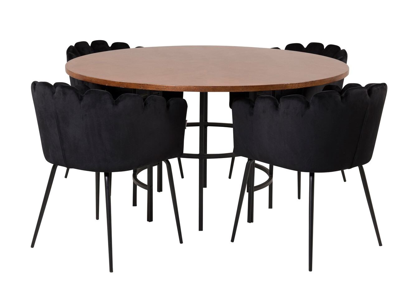 Conjunto para refeições Dallas 310 (Preto)