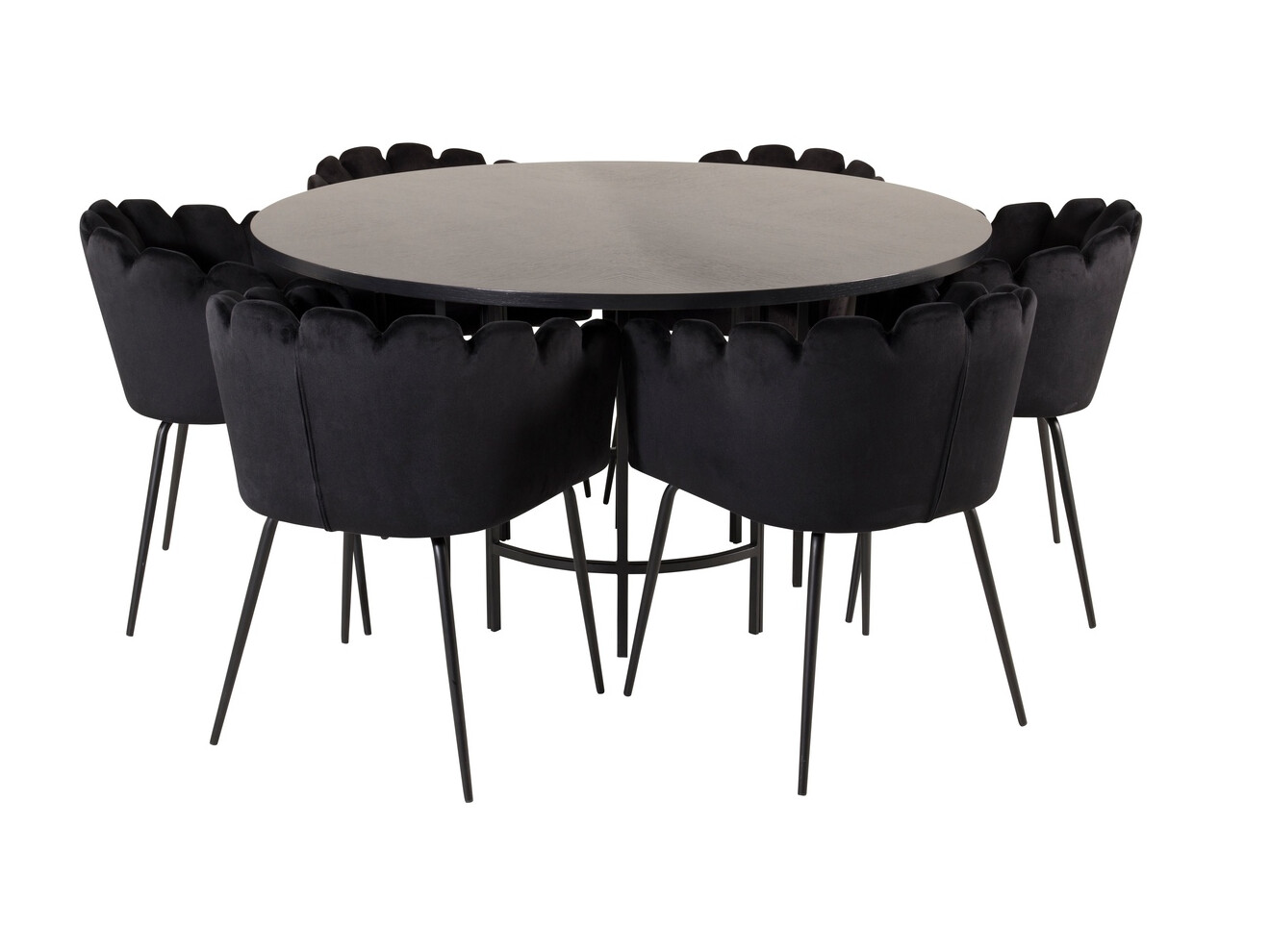 Conjunto para refeições Dallas 312 (Preto)