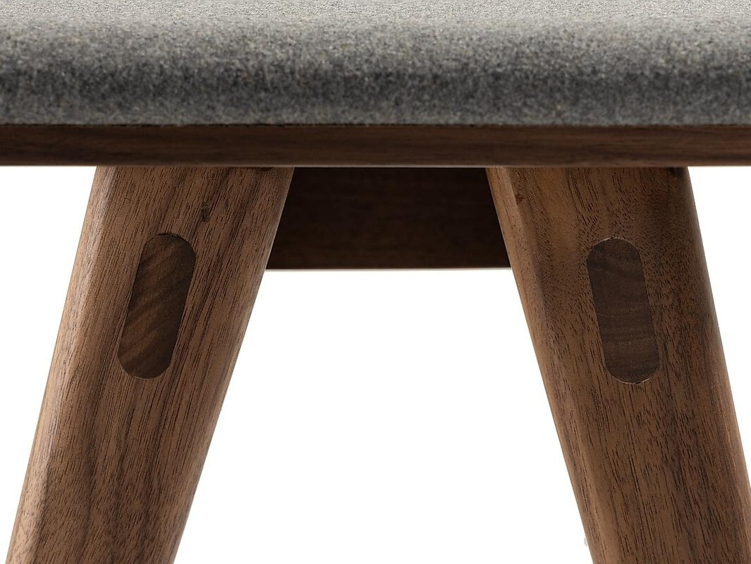 Banco Albelu 106 (Cinzento + Castanho escuro)