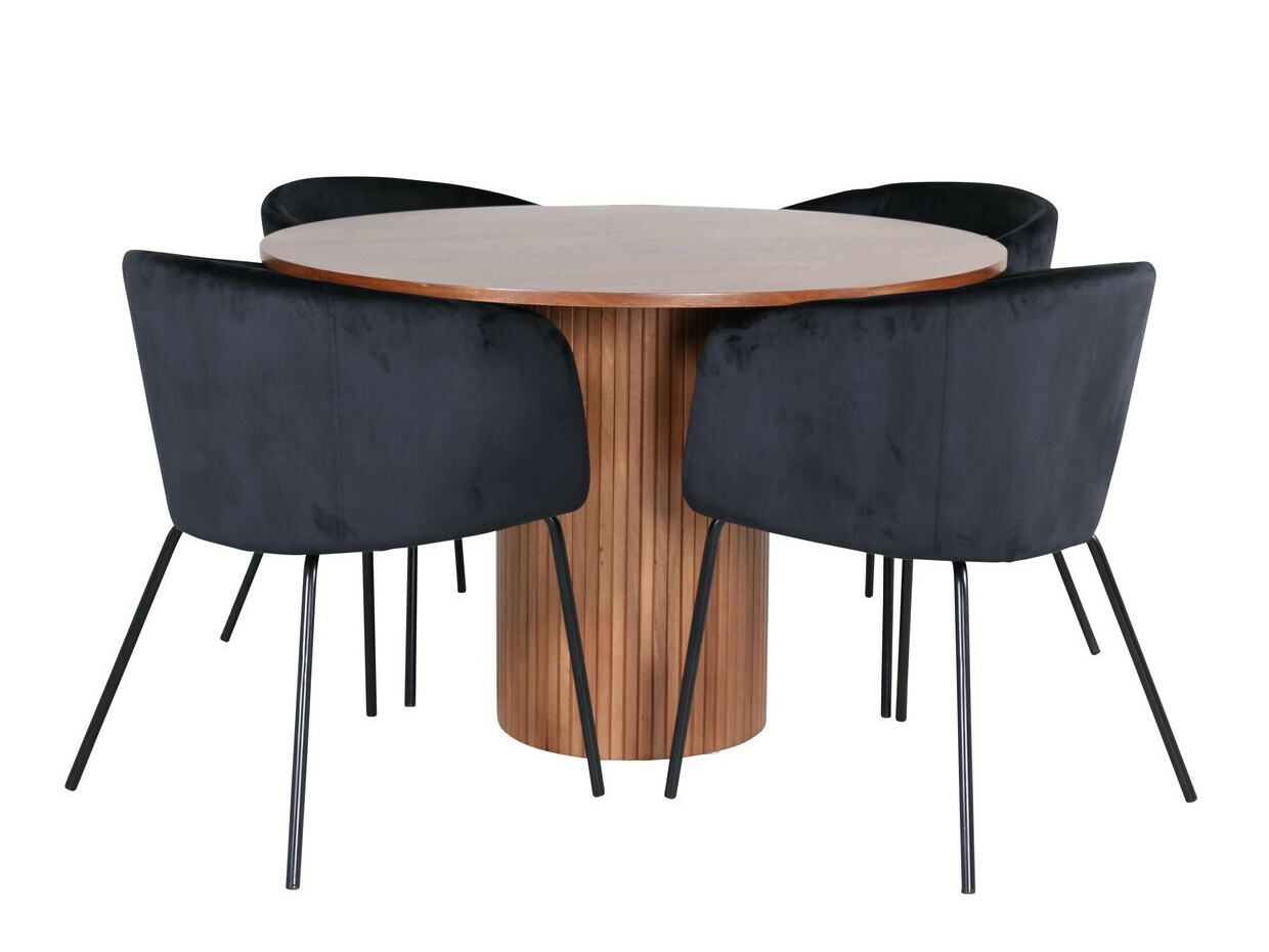 Conjunto para refeições Dallas 3054 (Preto)