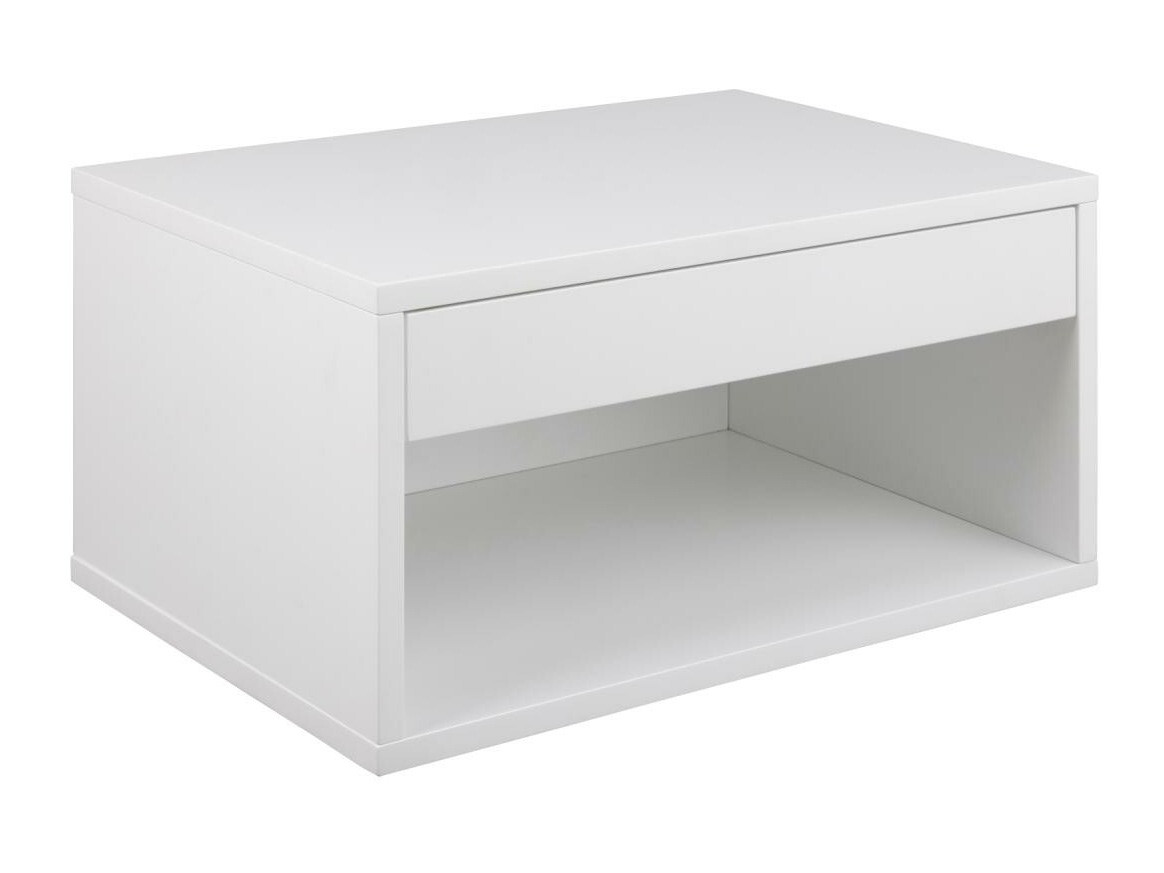Mesa de cabeceira Norsica 600 (Branco)