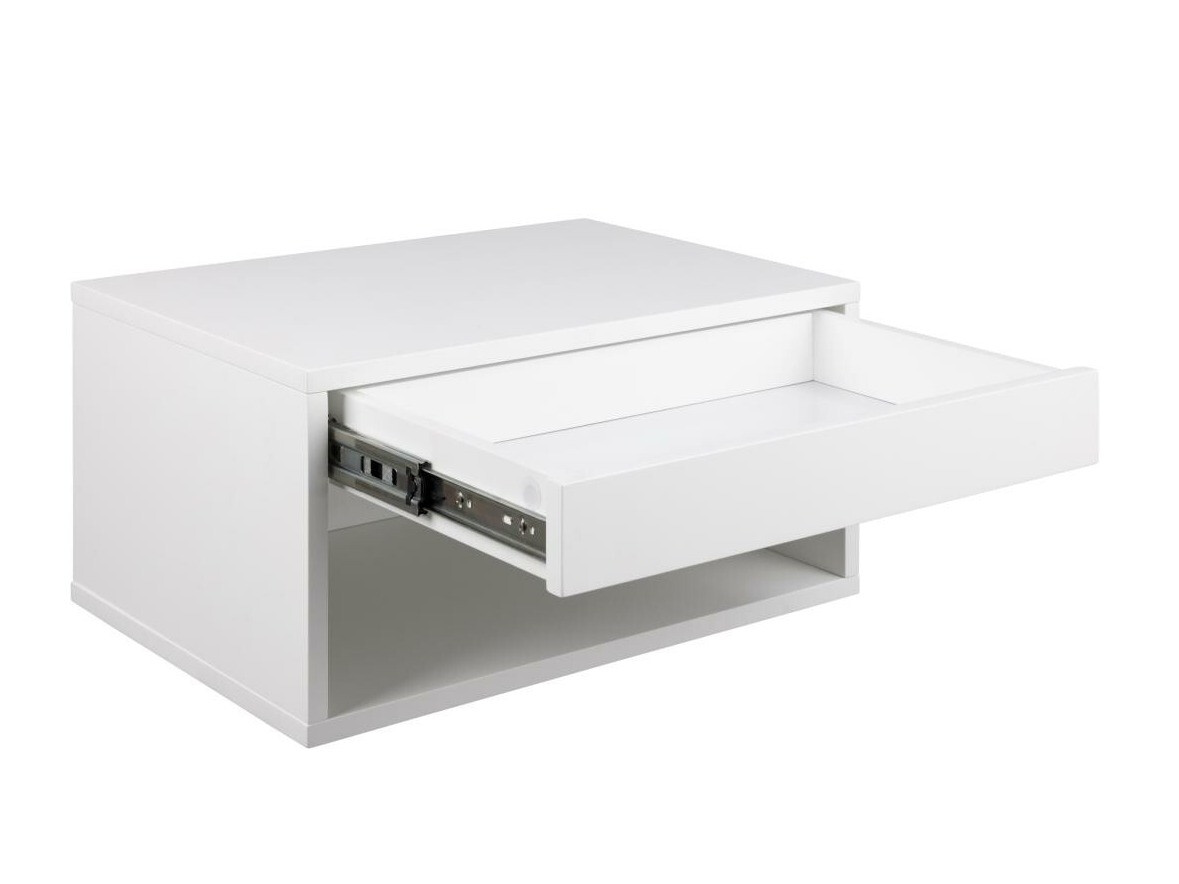Mesa de cabeceira Norsica 600 (Branco)
