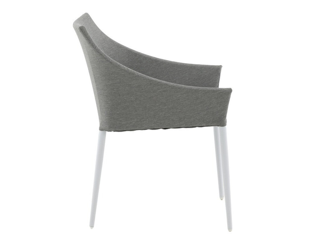 Cadeira para o exterior Dallas 2563 (Branco + Cinzento)