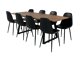 Conjunto para refeições Dallas 331 (Preto)