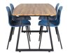 Conjunto para refeições Dallas 333 (Azul + Preto)