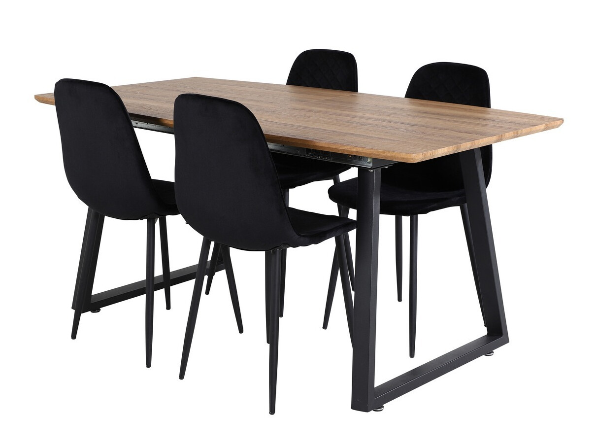 Conjunto para refeições Dallas 336 (Preto)