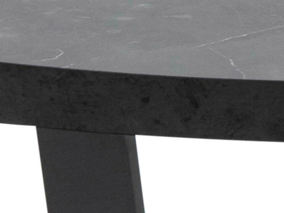 Mesa de centro Norsica 321 (Mármore preto + Preto)
