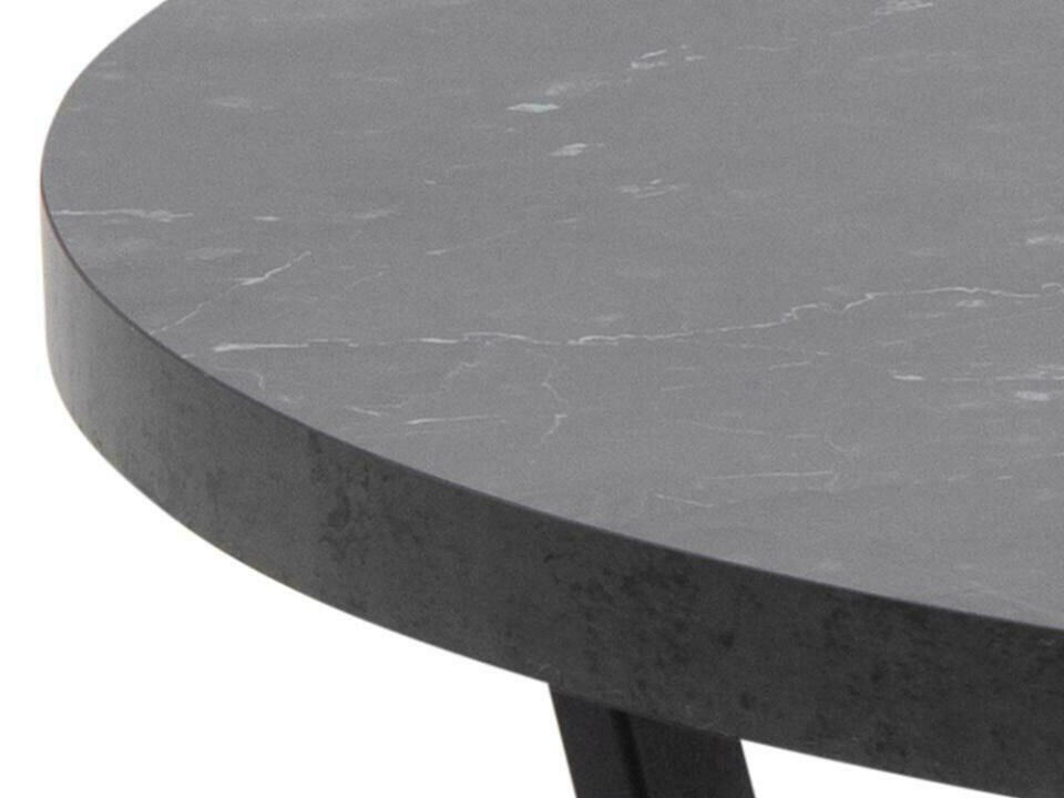 Mesa de centro Norsica 321 (Mármore preto + Preto)