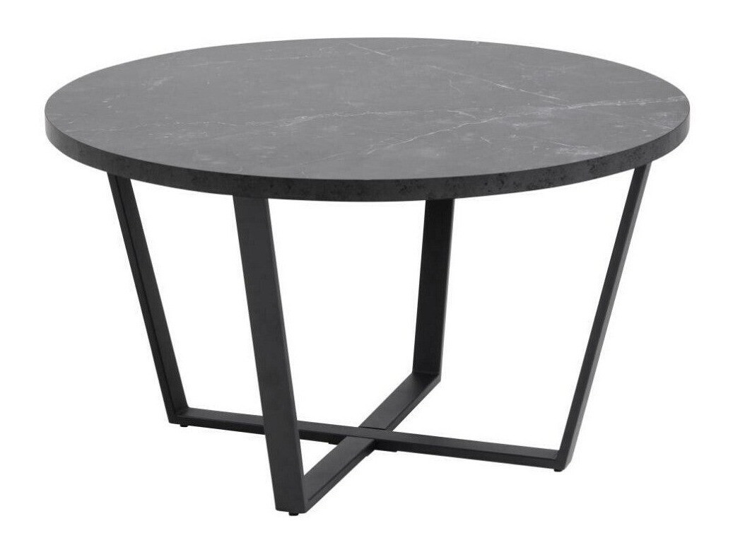 Mesa de centro Norsica 321 (Mármore preto + Preto)