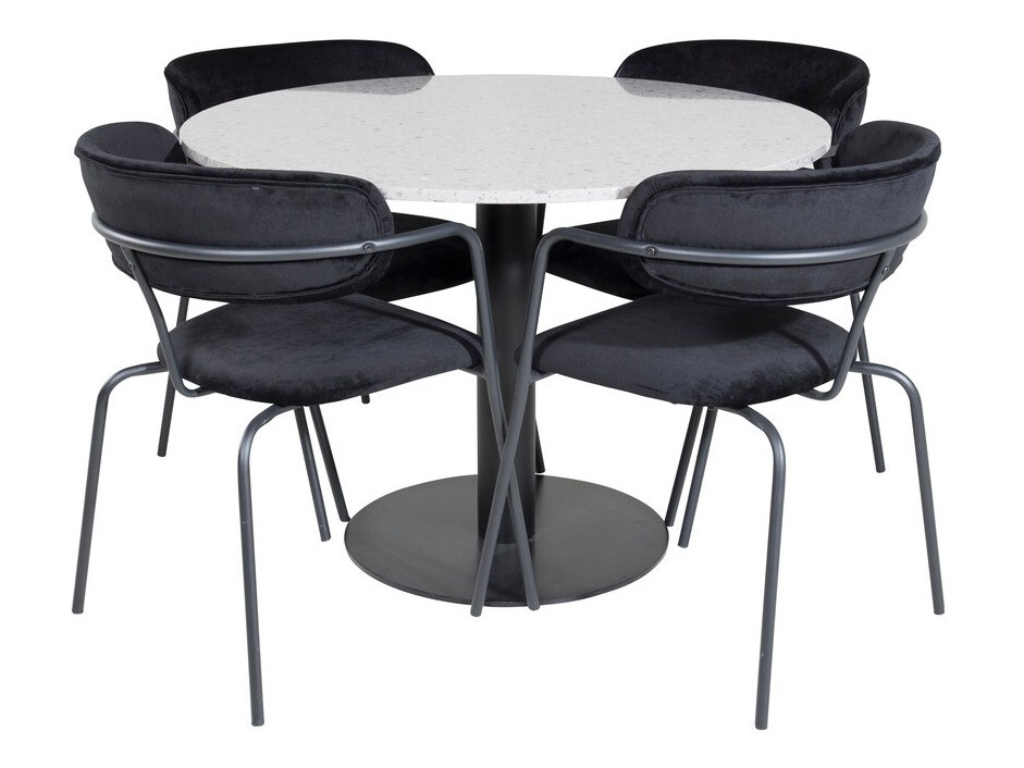 Conjunto para refeições Dallas 1146 (Preto)