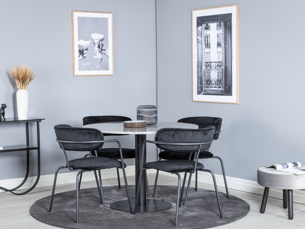 Conjunto para refeições Dallas 1146 (Preto)