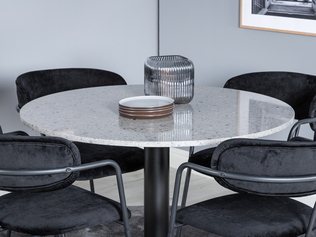 Conjunto para refeições Dallas 1146 (Preto)