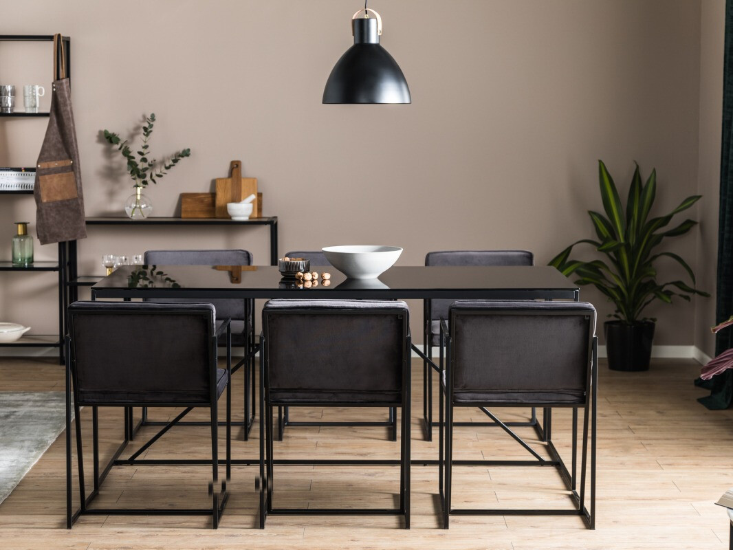 Conjunto para refeições Concept 55 156 (Cinzento + Preto)