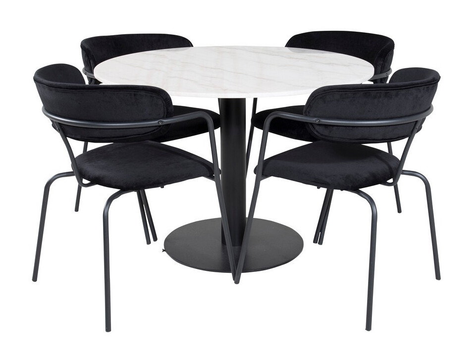 Conjunto para refeições Dallas 1299 (Preto)