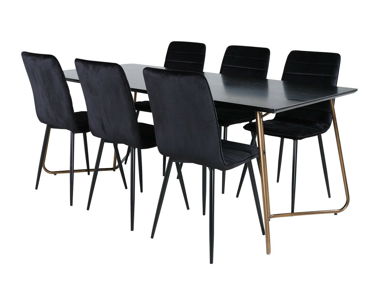 Conjunto para refeições Dallas 2724 (Preto)