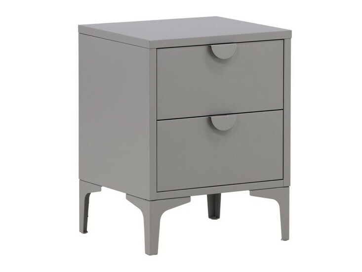 Mesa de cabeceira Romcamu 101 (Cinzento)