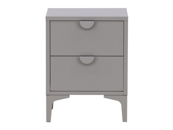 Mesa de cabeceira Romcamu 101 (Cinzento)