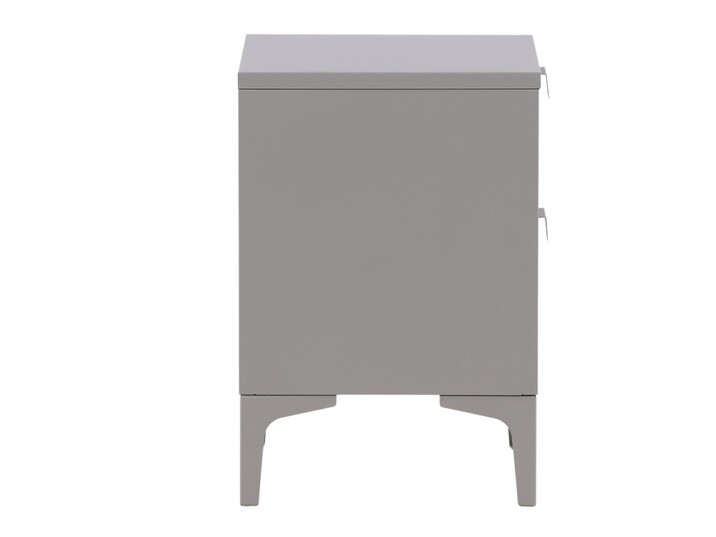 Mesa de cabeceira Romcamu 101 (Cinzento)