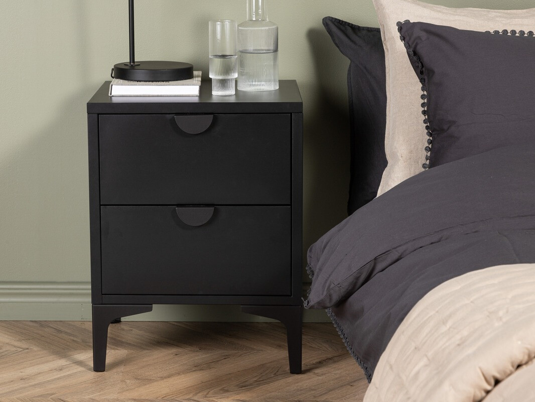 Mesa de cabeceira Romcamu 101 (Preto)