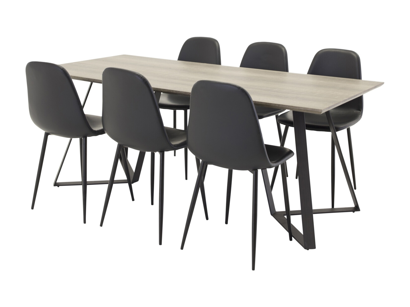 Conjunto para refeições Dallas 1353 (Preto)