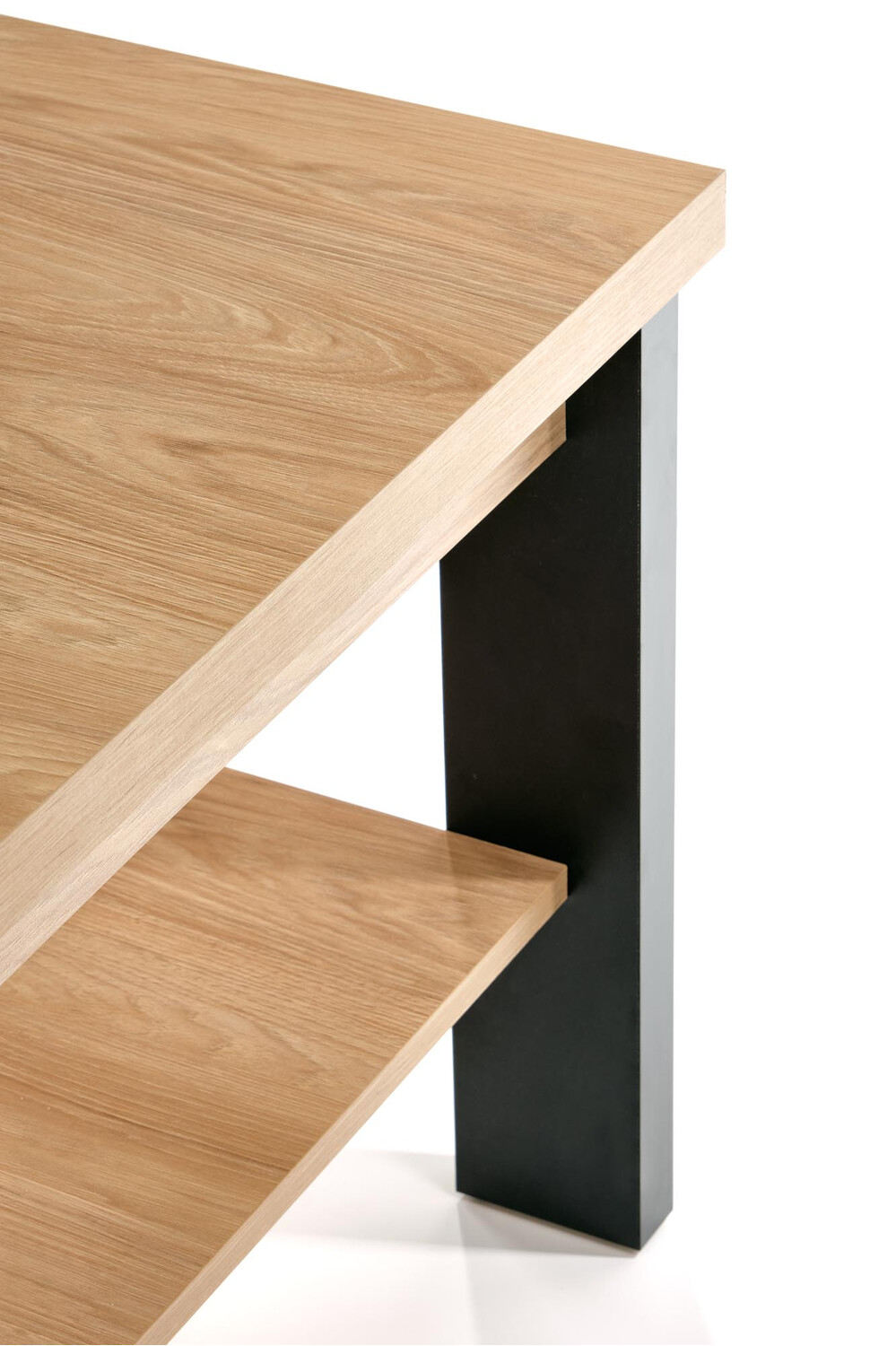 Mesa para revistas Houston 1274 (Hickory carvalho + Preto)