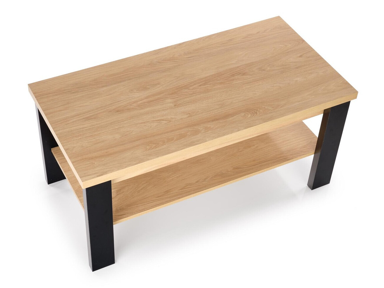 Mesa para revistas Houston 1274 (Hickory carvalho + Preto)