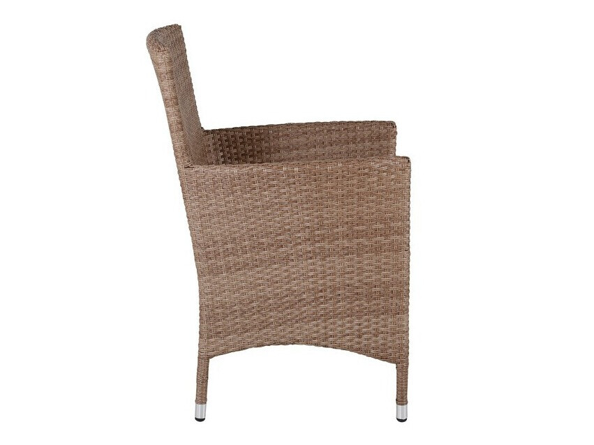 Poltrona para o exterior Dallas 739 (Madeira clara + Branco)