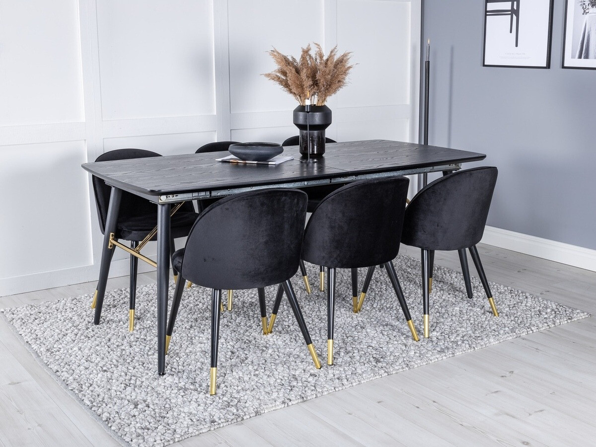 Conjunto para refeições Dallas 1451 (Preto)