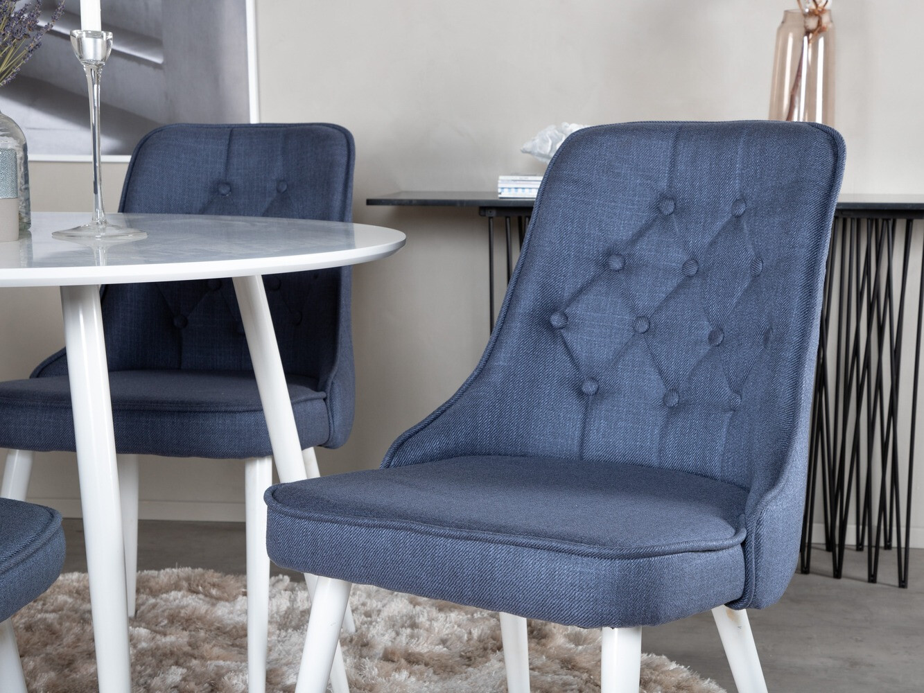 Conjunto para refeições Dallas 1535 (Azul + Branco)