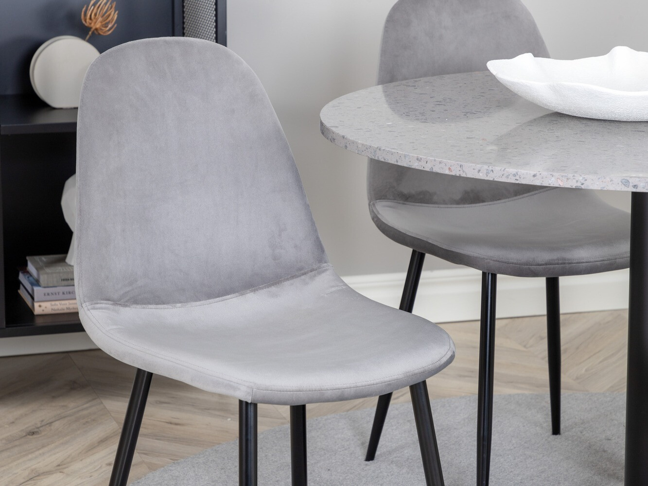 Conjunto para refeições Dallas 1594 (Preto + Cinzento claro)