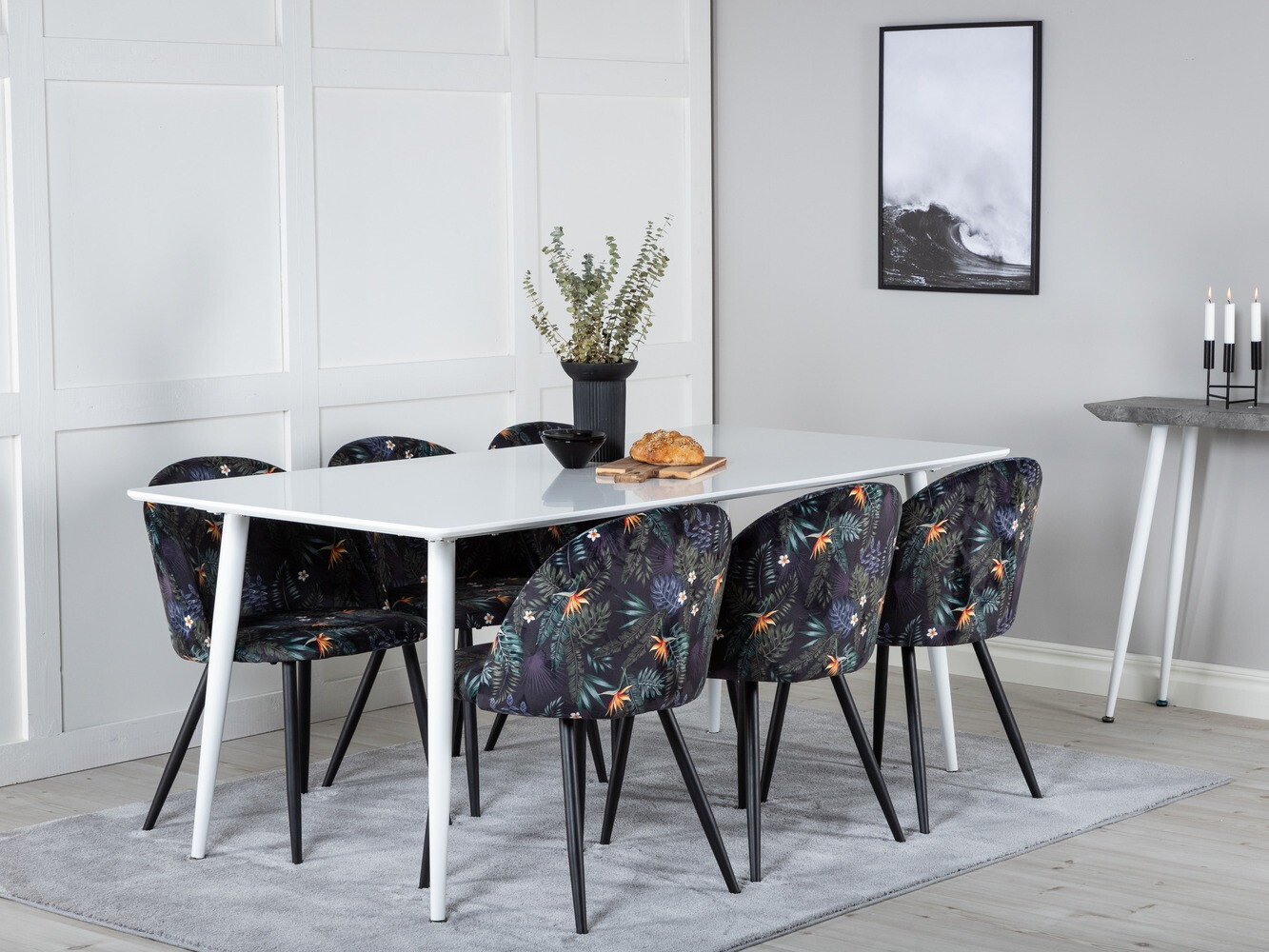 Conjunto para refeições Dallas 1624 (Padrão florido)