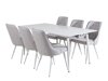 Conjunto para refeições Dallas 1625 (Cinzento claro + Branco)