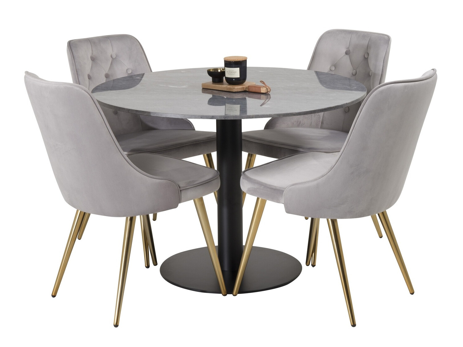 Conjunto para refeições Dallas 1627 (Cinzento)