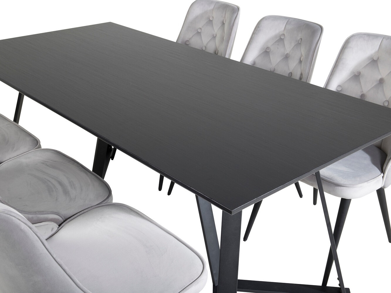 Conjunto para refeições Dallas 1628 (Cinzento claro)