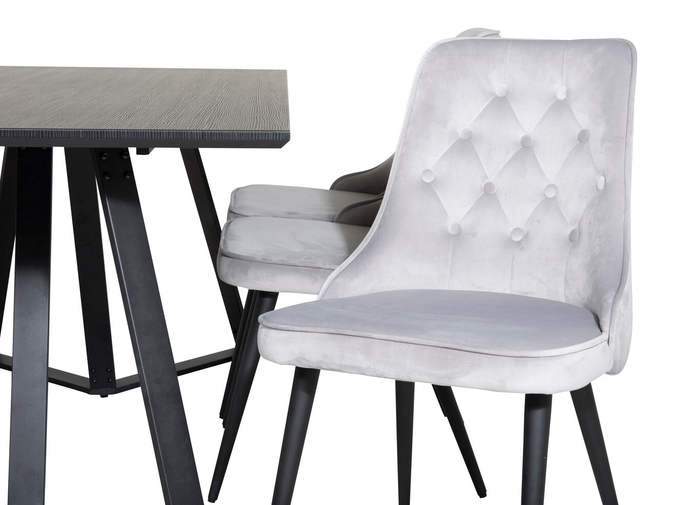 Conjunto para refeições Dallas 1628 (Cinzento claro)