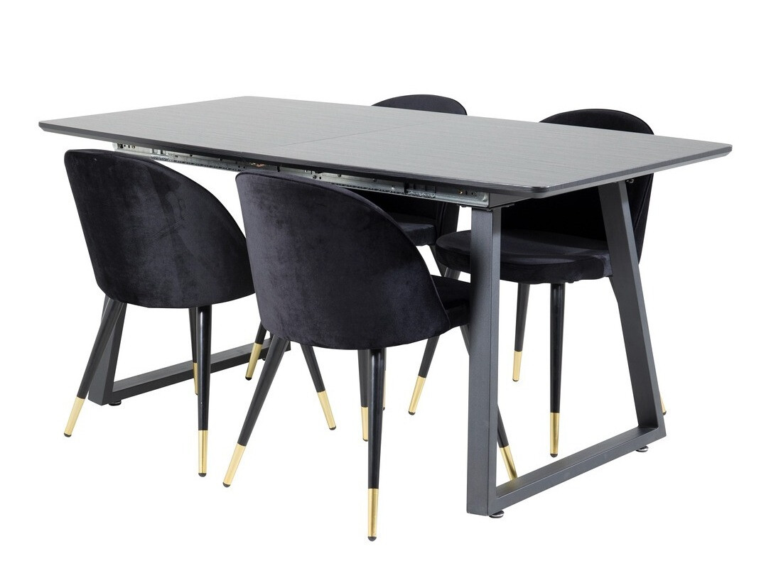 Conjunto para refeições Dallas 1631 (Preto)