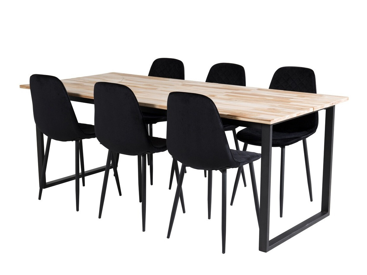 Conjunto para refeições Dallas 1645 (Preto)